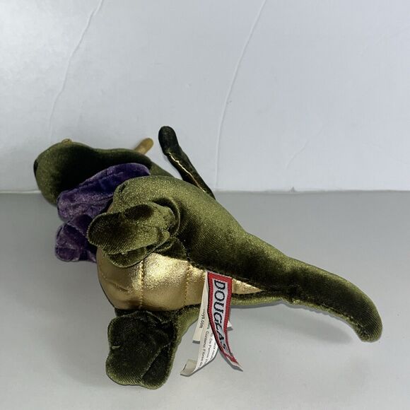 Douglas Green Dragon Plush Stuffed Animal, Sparkled And Mystical 7” - Picture 4 of 6